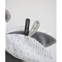 Doudou pétales Panda gris - Attrape-rêves - 26 cm