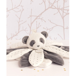 Doudou pétales Panda gris - Attrape-rêves - 26 cm