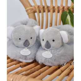 Chaussons bébé en peluche Koala - Unicef - 0-6 mois