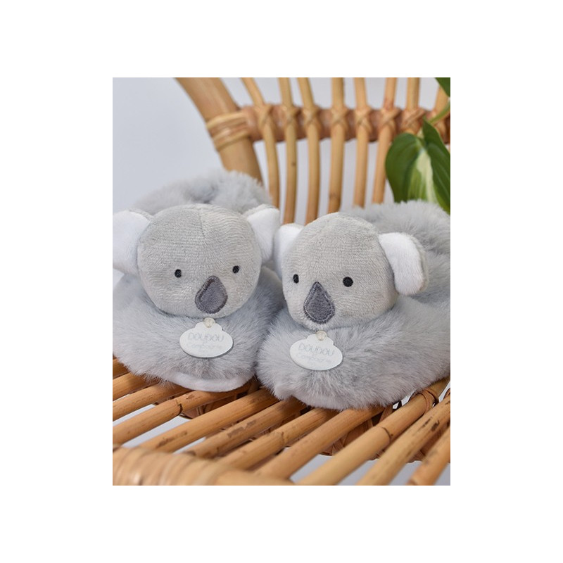 Chaussons bébé en peluche Koala - Unicef - 0-6 mois