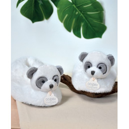 Chaussons en peluche Panda - Unicef - 0-6 mois
