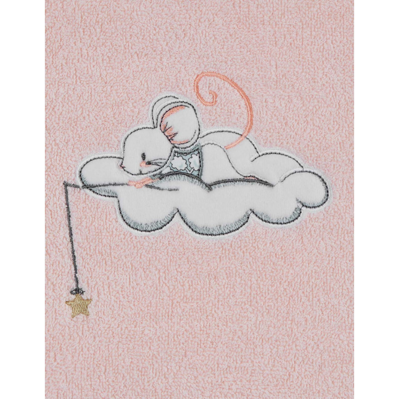 Cape de Bain Brodée Mouskette