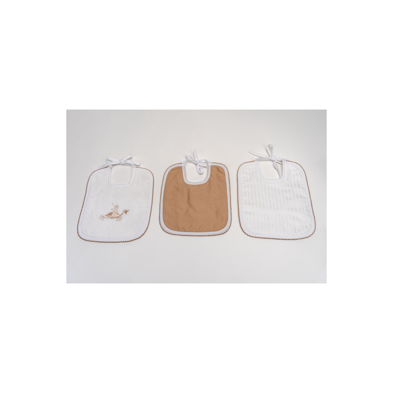 Lot de 3 Bavoirs Petit Modèle Collection Palace