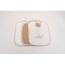 Lot de 3 Bavoirs Petit Modèle Collection Palace